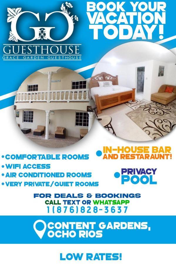 Grace Garden Guesthouse Ocho Rios Esterno foto